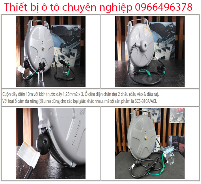 Cuộn dây điện tự rút 10m – 1.25 x 3mm