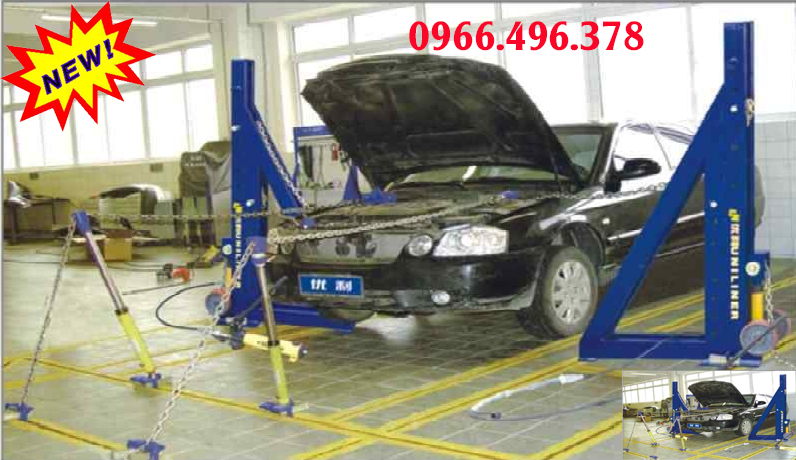 Thiết bị kéo nắn xe tai nạn dạng chìm