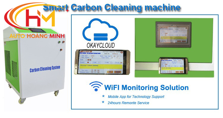Máy làm sạch carbon OKAY ENERGY CCS2000 HHO