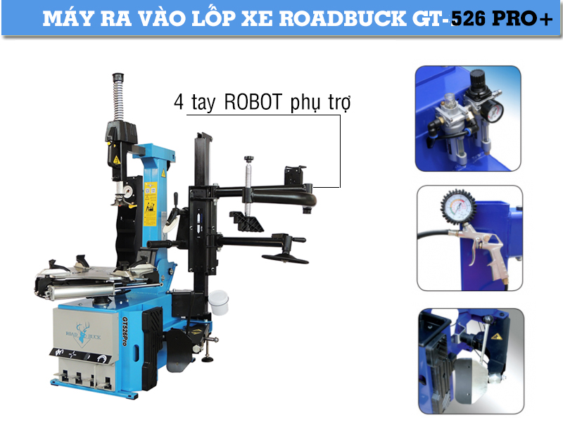Máy ra vào lốp hoàn toàn tự động 12-26″