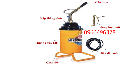 Máy bơm mỡ bằng tay KOCU GZ-6S