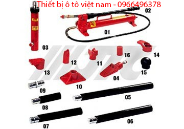 Bộ nắn khung xe tai nạn 10 Tấn – Đài Loan