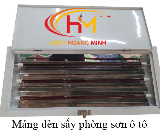 Máng đèn sấy tia hồng ngoại cho phòng sơn nhanh ô tô du lị