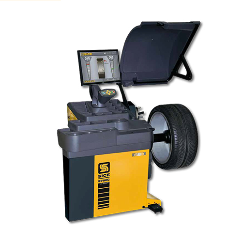 Máy cân bằng động bánh xe chỉ thị laser SICE-S 75 EC Laser