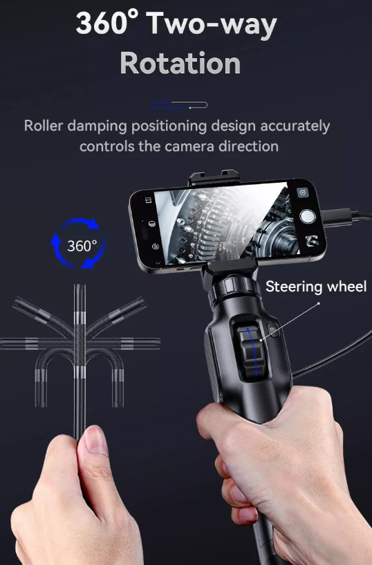 Camera nội soi động cơ  2 chiều 180°