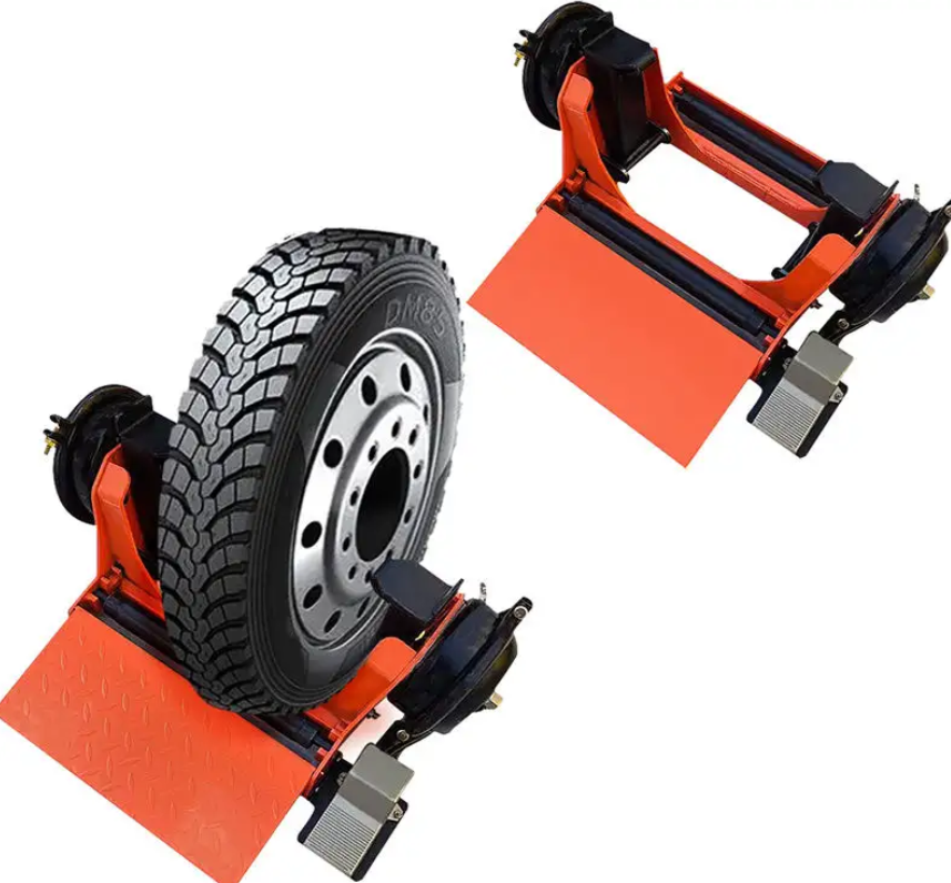 Dụng cụ tháo lốp khí nén lốp xe tải.