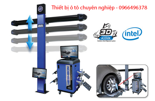 Thiết bị kiểm tra góc đặt bánh xe 3D-Heshbon – Hàn Quốc