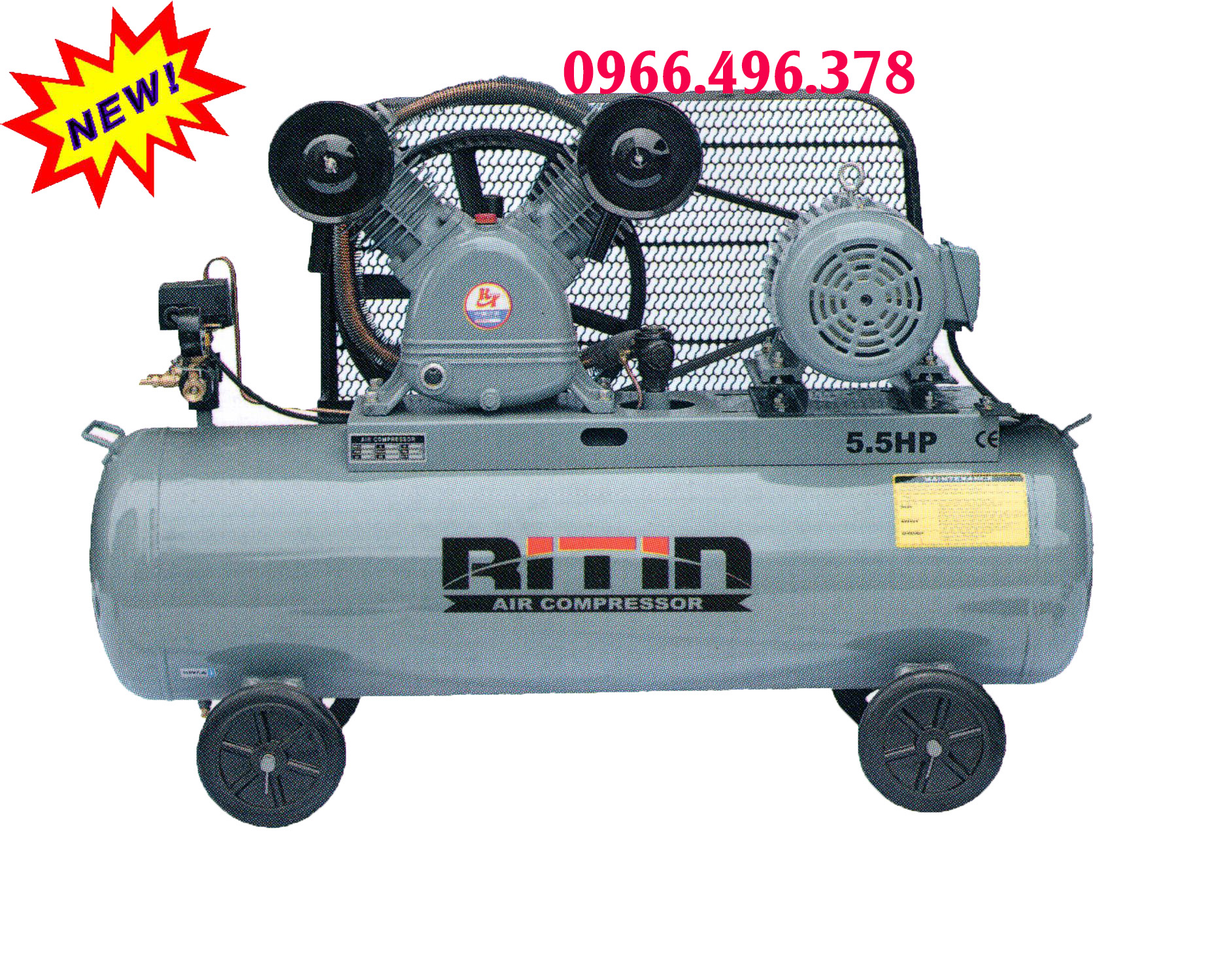 Máy nén khí pitong 5,5 HP (4kw)