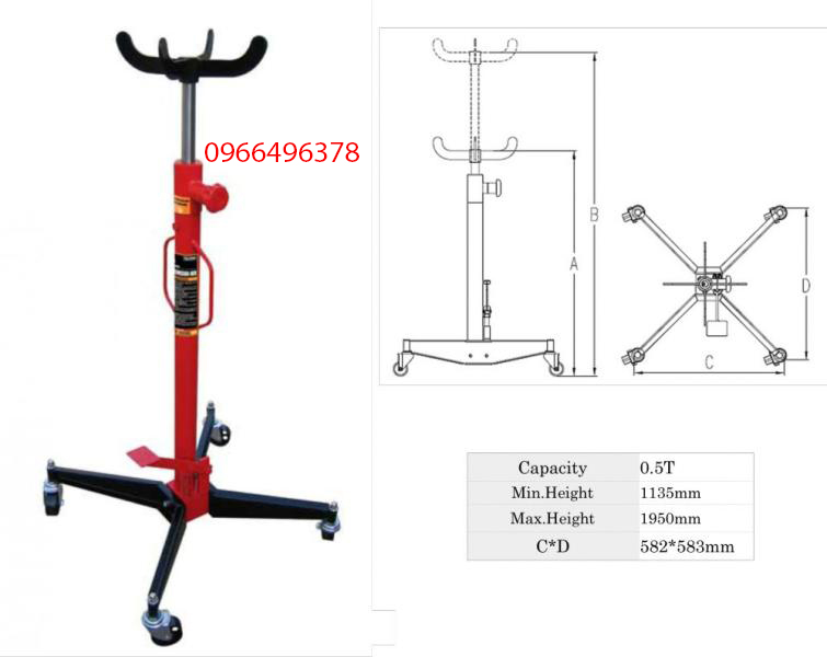 Giá đỡ hộp số 1 tầng 500kg