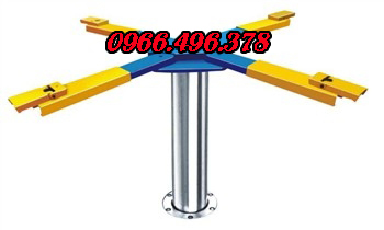 Cầu nâng 1 trụ chuyên dụng rửa xe – loại sàn nâng 4 bánh