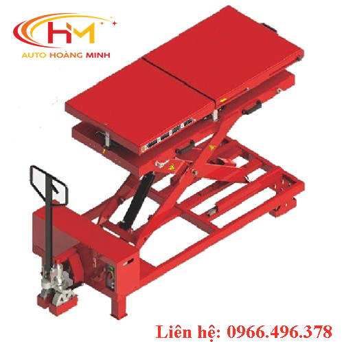 Bàn nâng pin xe điện.